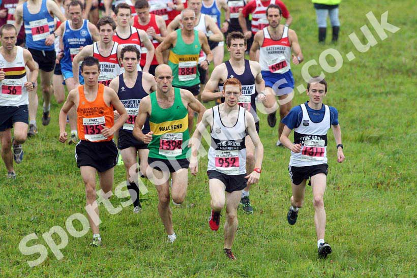 Senior mens start 02, North-East Harriers League, Cramlington